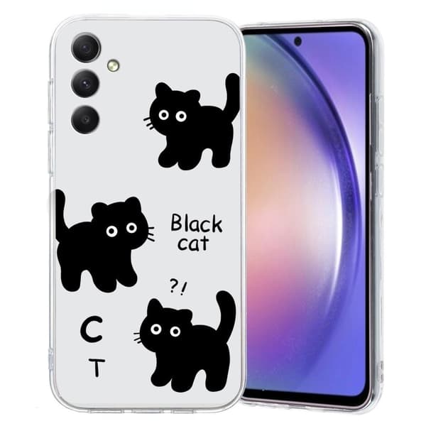 Imagine Samsung Galaxy A34 5G skal - Svart Katt Svart
