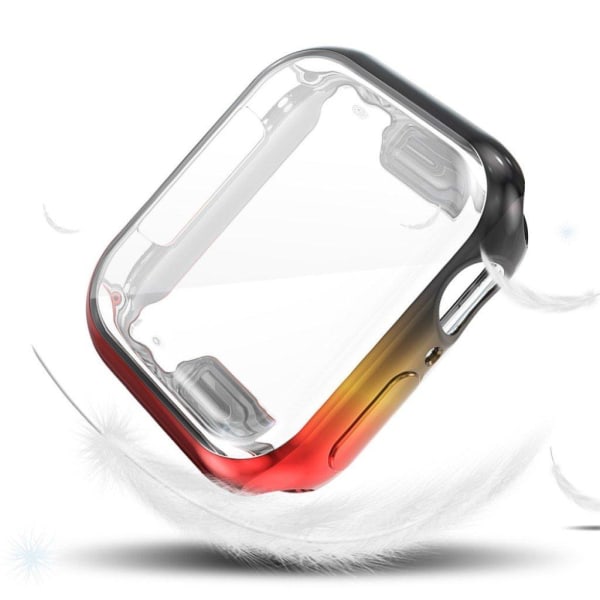 Apple Watch Series 3/2/1 42mm viileä väri liitoskotelo - Musta / Keltainen / Punainen Multicolor