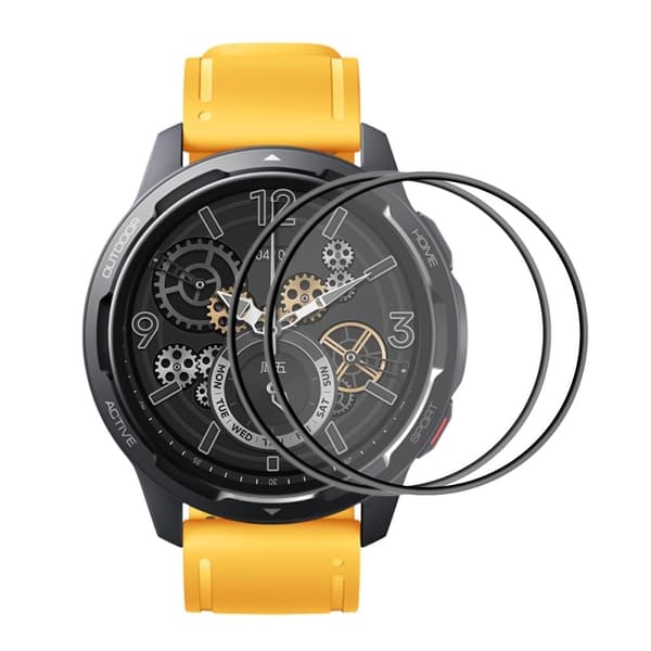 2Pcs ENKAY Xiaomi Watch Color 2 3D full coversage + PMMA tempered glass screen protector Transparent
