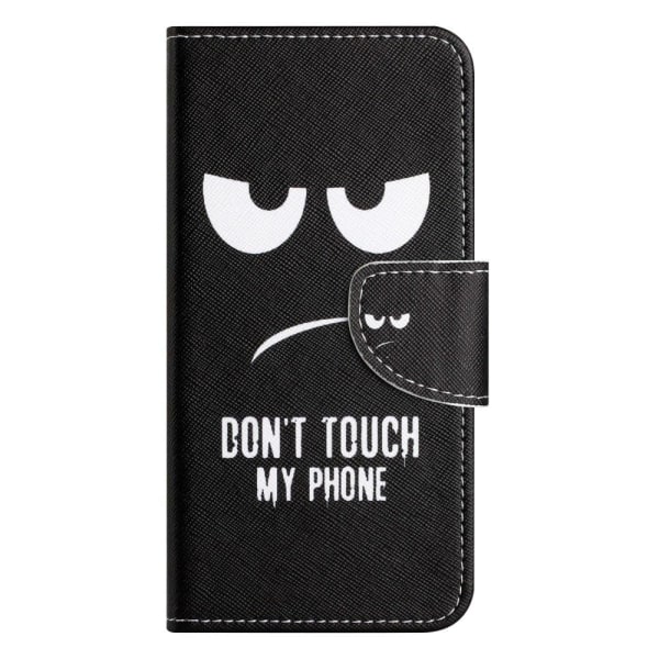 Wonderland Xiaomi Poco X5 / Redmi Note 12 Flip Fodral - Don't Touch My Phone Svart