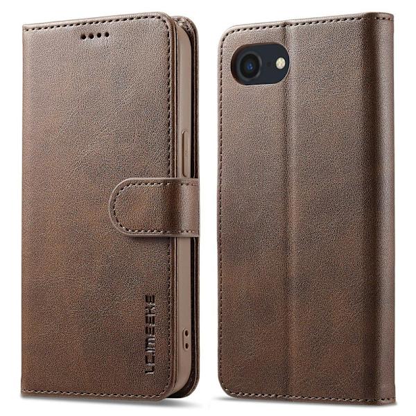 LC.IMEEKE iPhone 16e flip etui - Brun Brown