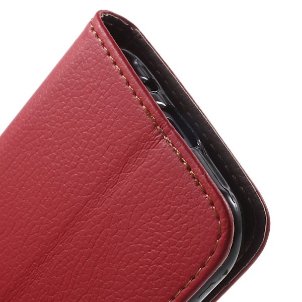 Theorin Samsung Galaxy J1 Læder Etui - Rød Red