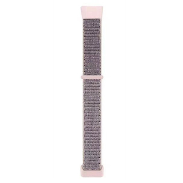 Fitbit Charge 5 nylonrem - Lyserød Pink