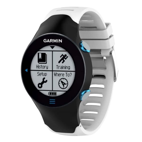 Garmin Forerunner 610 silikon watch band - Hvit White