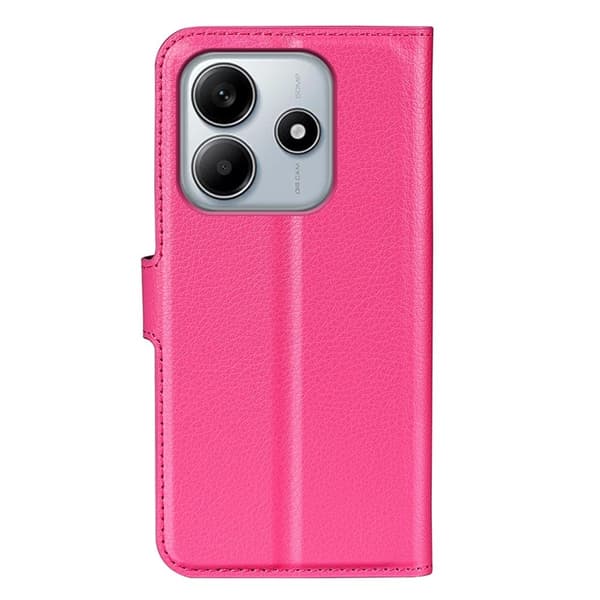 Klassisk Xiaomi Redmi Note 14 5G flip etui - Rose Pink