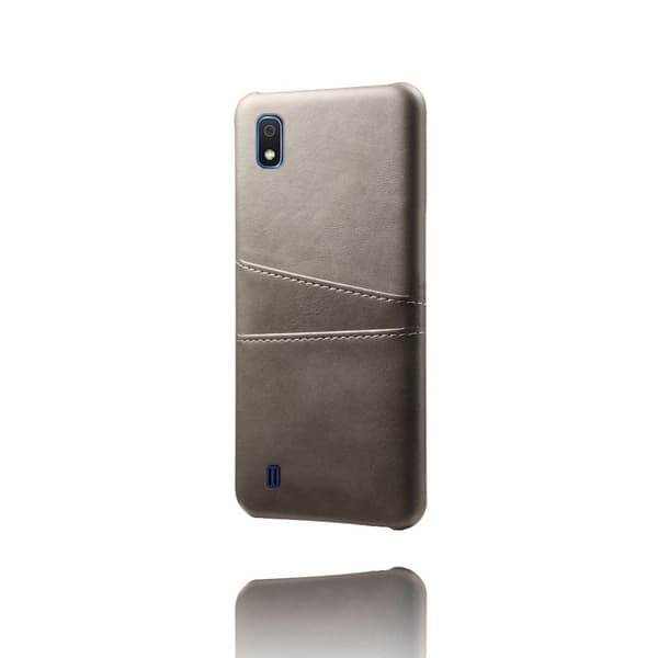 Dual Card Samsung Galaxy A10 cover - Grå Silver grey
