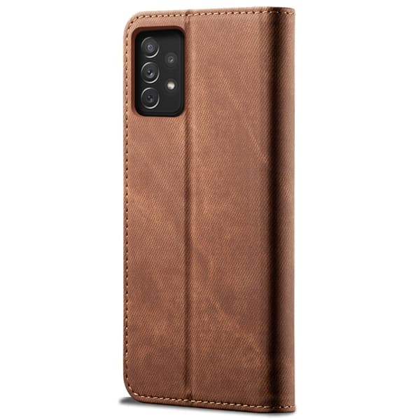 Jeans Samsung Galaxy A23 flip etui - Kaffe Brown