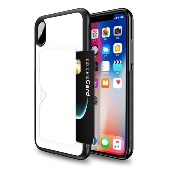 DUX DUCIS iPhone 9 Plus beskyttelses deksel av hybrid materiale - hvit White