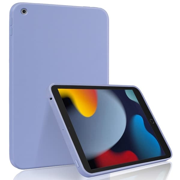 iPad 10.2 (2021) / (2020) / (2019) enkelt silikonöverdrag - Himmelsblå Blå
