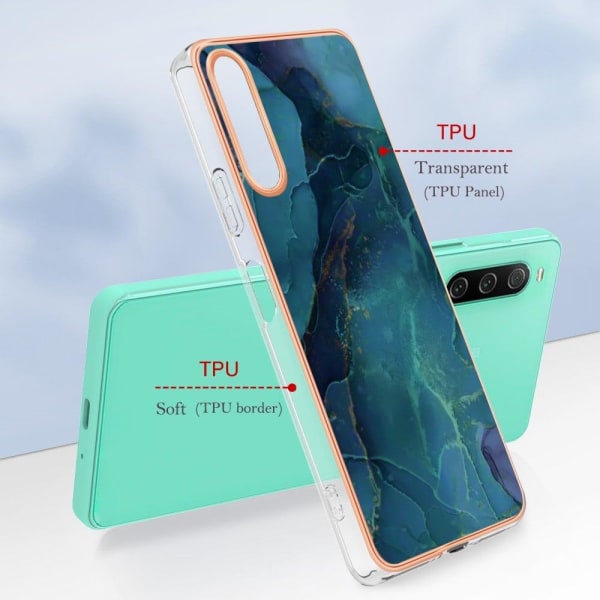 Marble Sony Xperia 10 IV Etui - Grøn Green