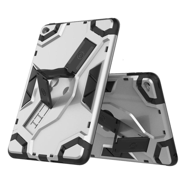 iPad Mini (2019) shield style shockproof case - Silver Silvergrå