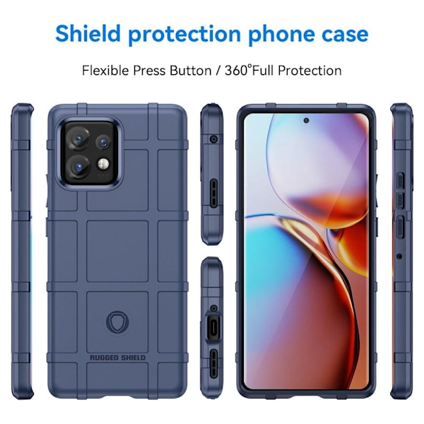 Rugged Shield Suojakotelo Motorola Moto X40 / X40 Pro / Edge Plus (2023) - Sininen Blue