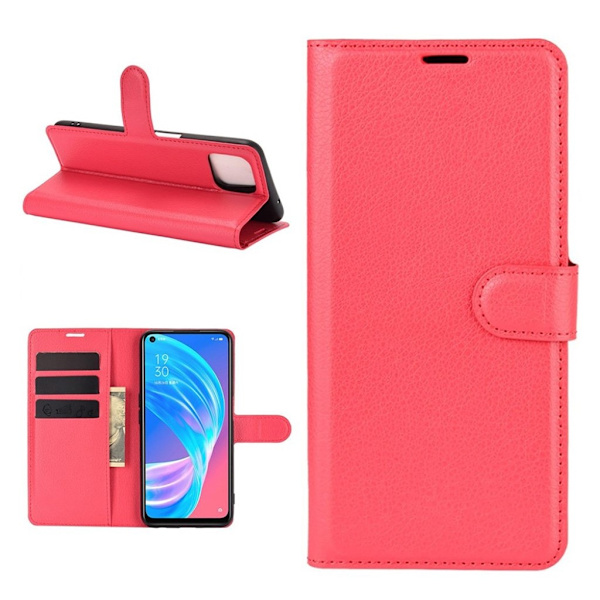 Classic Oppo A72 5G fodral - Röd Röd