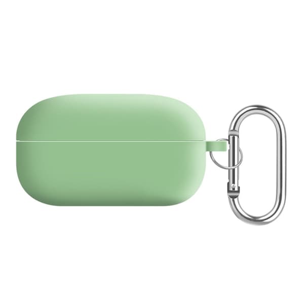Samsung Galaxy Buds2 Pro / Buds Pro / Live silikonisuojus avaimenperällä - Mintunvihreä Green