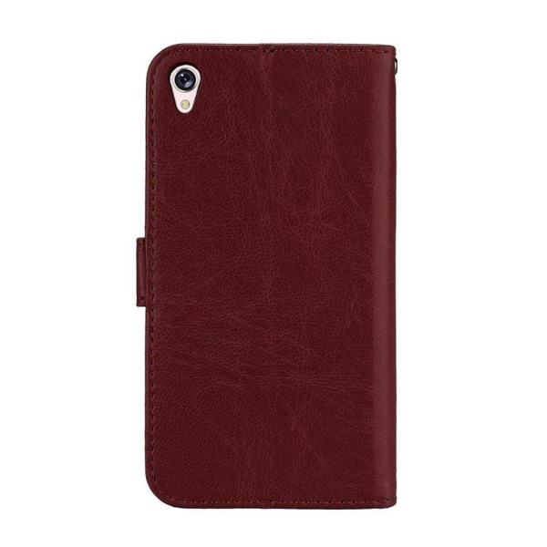 Asus Zenfone Live (ZB501KL) crazy horse PU læder flip etui - Brun Brown