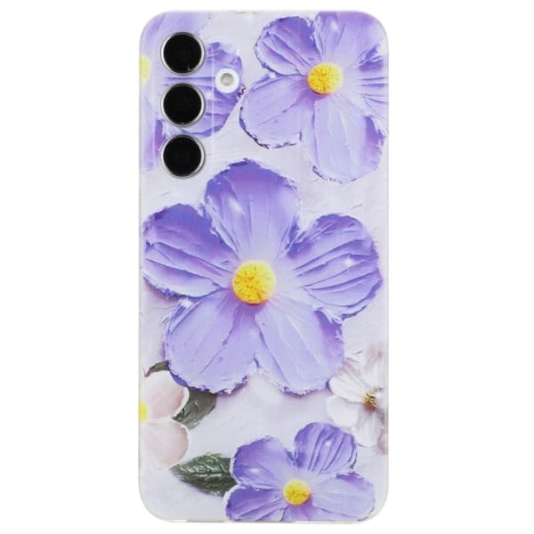 Imagine Samsung Galaxy A16 cover - Lilla Blomst Purple