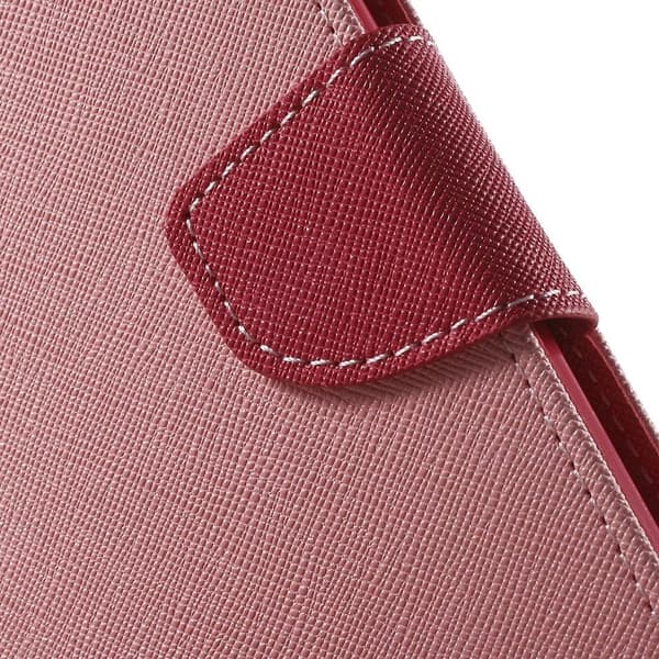 MERCURY Goospery LG G4 Stylus Læder Etui - Pink Pink