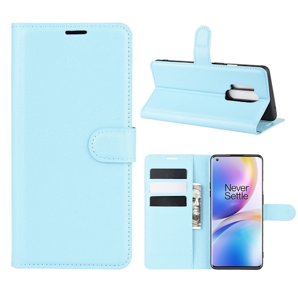 Classic OnePlus 8 Pro flip etui - Blå Blue