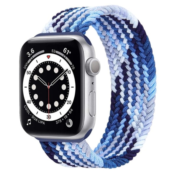 Apple Watch Series 8 (45mm) / Watch Ultra elastic nylon watch st Blå