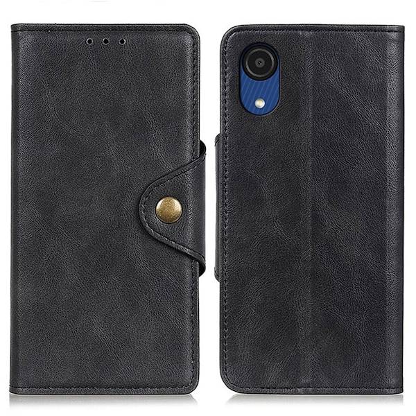 Alpha Samsung Galaxy A03 Core Flippetui - Svart Black