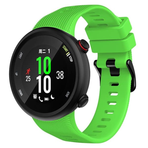 Garmin Forerunner 45 hållbart klockarmband i silikon - Grön Grön