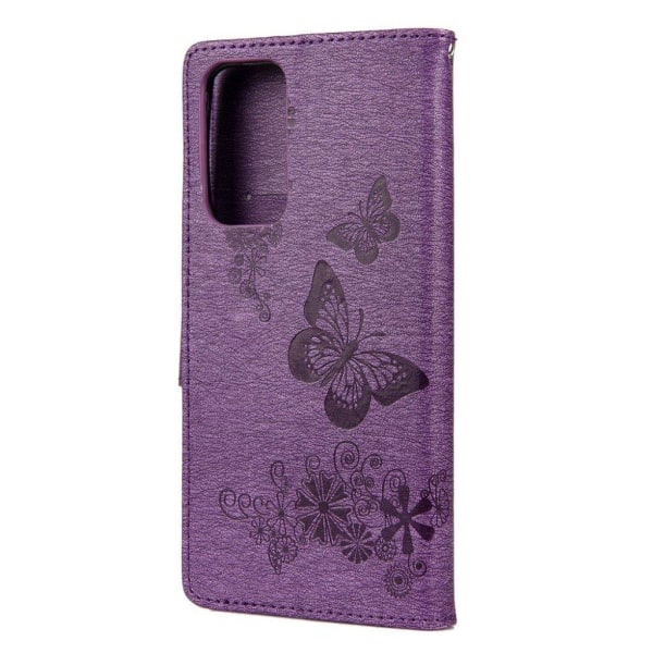 Butterfly Xiaomi Redmi K30S / Mi 10t Pro 5g / Mi 10t 5g Läppäkotelo - Violetti Purple