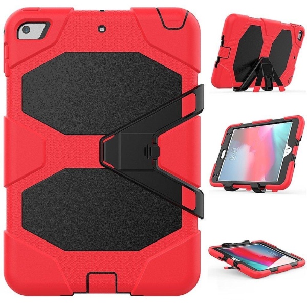 iPad Mini (2019) kombi-cover i silikone - rød Red