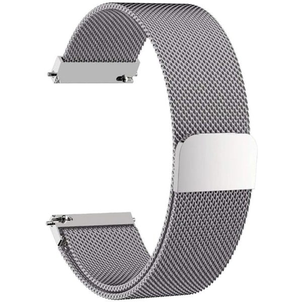 Garmin Vivomove Style milanese klockarmband i rostfritt stål - Silver Silvergrå