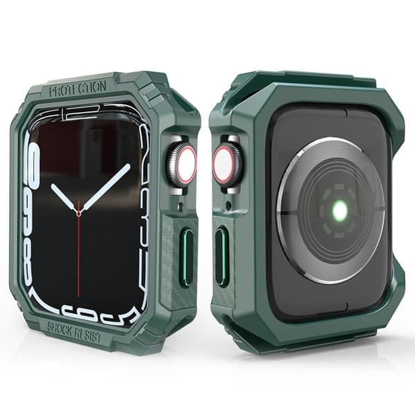 Apple Watch (41 mm) deksel i karbonfiber - Grønn Green