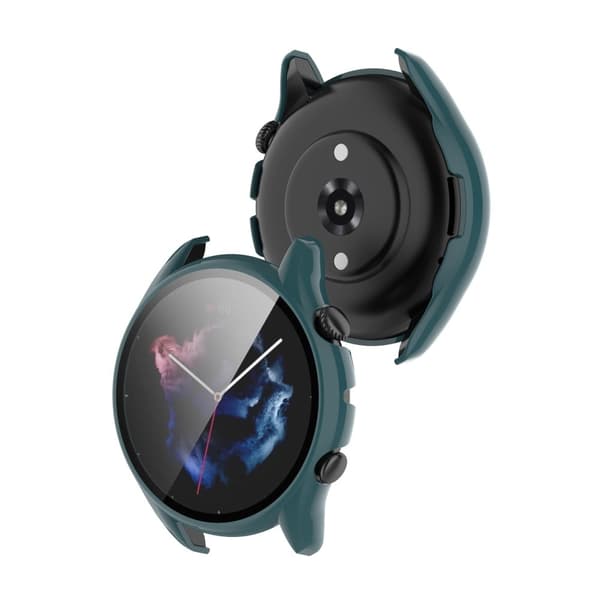 Amazfit GTR 3 / GT3 Pro ramme + hærdet glas - Grøn Green