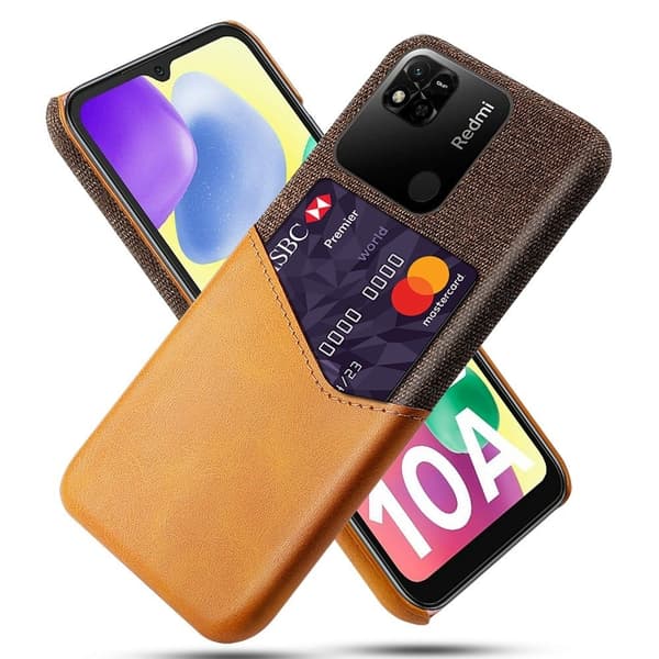 Bofink Xiaomi Redmi 10A korttikotelo - Oranssi Orange