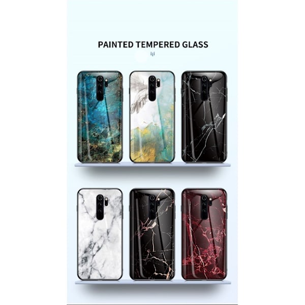 Fantasy Marmor Xiaomi Redmi Note 8 Pro skal - Vit Vit