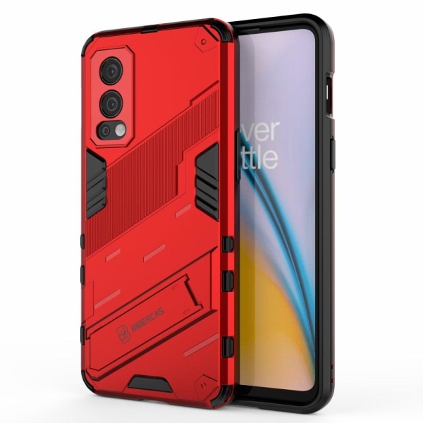 Shockproof hybrid cover with a modern touch for OnePlus Nord 2 5 Red
