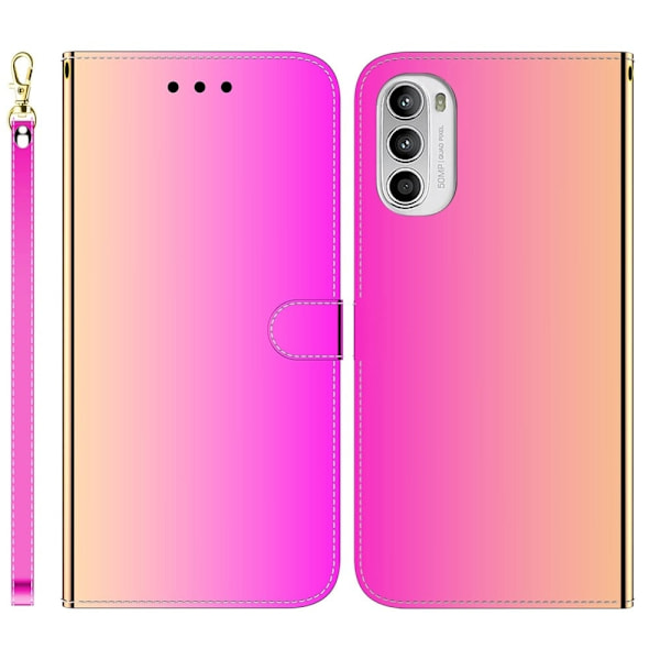 Mirror Motorola Moto G52 fodral - Rosa Rosa