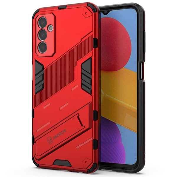 Shockproof Hybrid Suojakuori With A Modern Touch For Samsung Galaxy M13 4g - Punainen Red