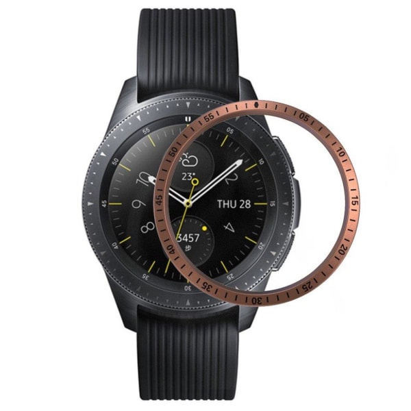 Samsung Galaxy Watch (42mm) stainless steel bezel - Gold Guld
