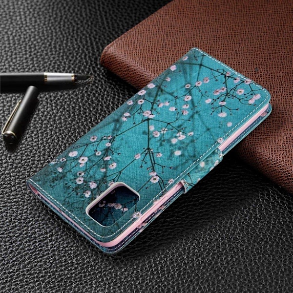 Wonderland Samsung Galaxy A51 flip case - Tree med blomster Multicolor