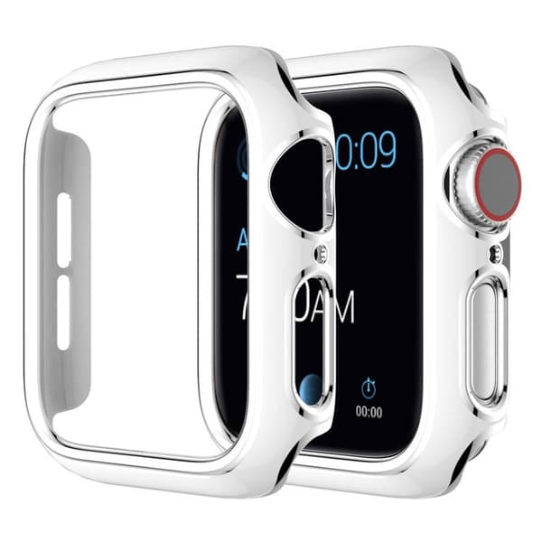 Apple Watch Series 6 / 5 40mm färgfodral - Vit / Silver Vit