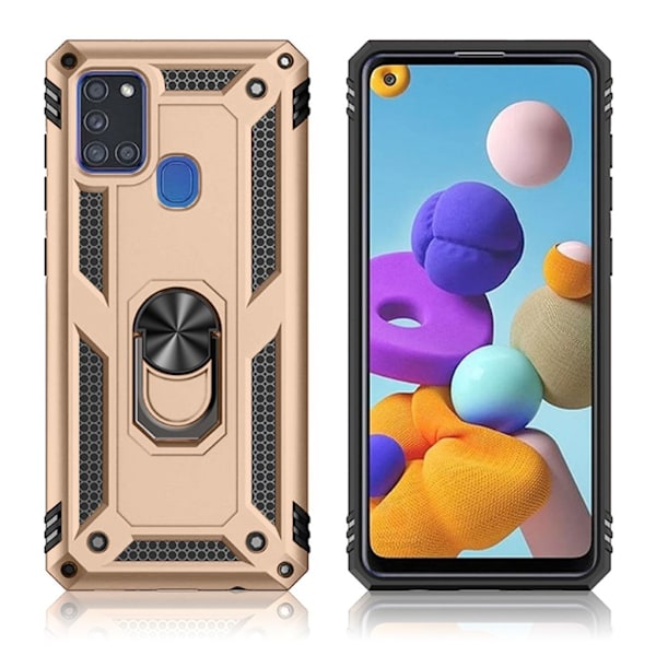 Bofink Combat Samsung Galaxy A21s kotelot - Kulta Gold
