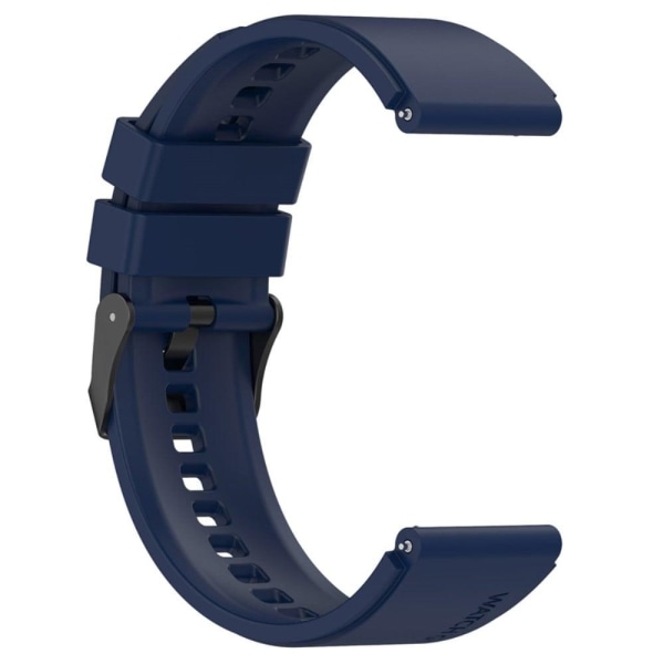 20mm Universal silicone watch strap - Navy Blue Blå