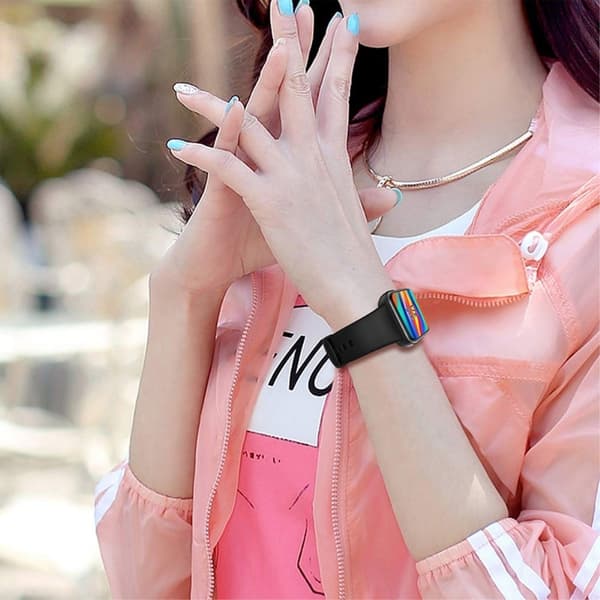 Oppo Watch 3 silikonikellon hihna - Musta Black