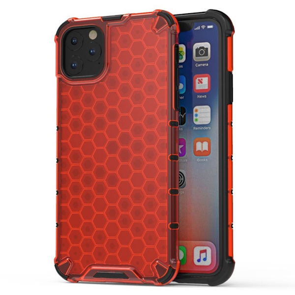 Bofink Honeycomb iPhone 11 Pro etui - Rød Red