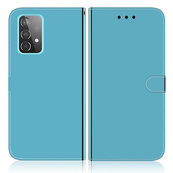 Mirror Samsung Galaxy A52 5G flip case - Sininen Blue
