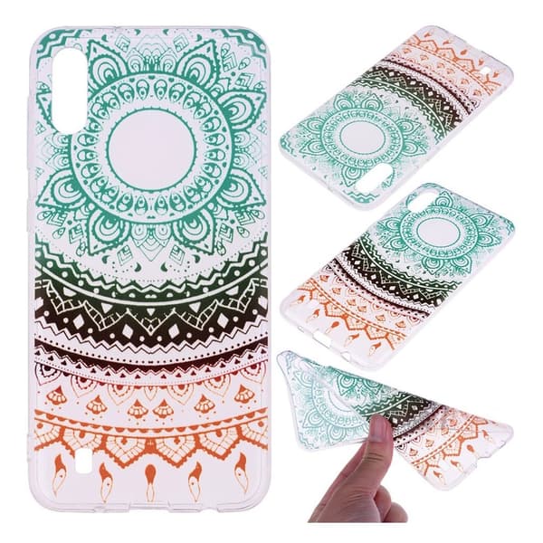 Deco Samsung Galaxy A10 cover - Farverige Mandala Multicolor