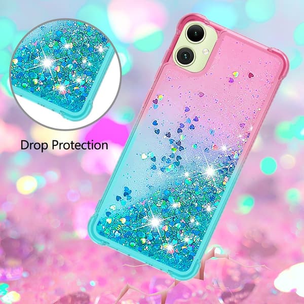 Princess Samsung Galaxy A06 deksel - Rosa + Himmelblå Pink