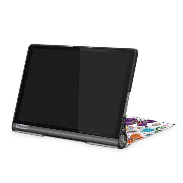 Lenovo Yoga Smart Tab 10.1 tri-fold pattern leather flip case - multifärg