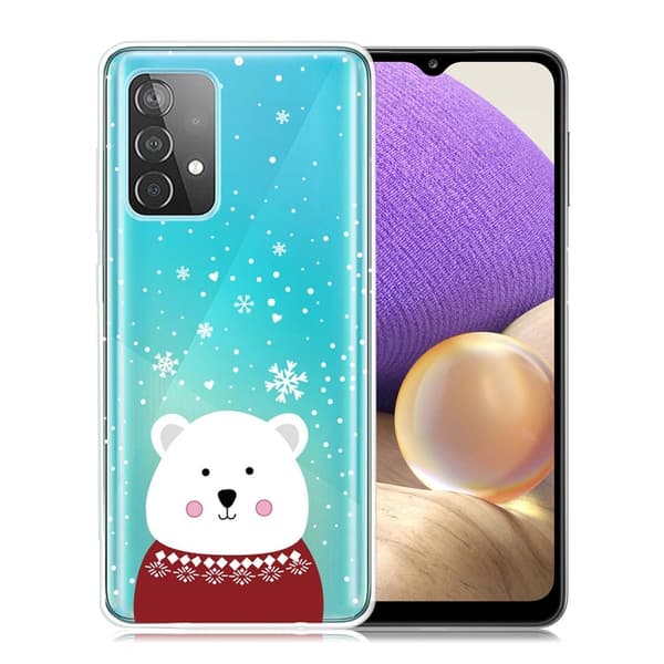 Juletaske til Samsung Galaxy A32 5G - Buttet Bjørn Multicolor