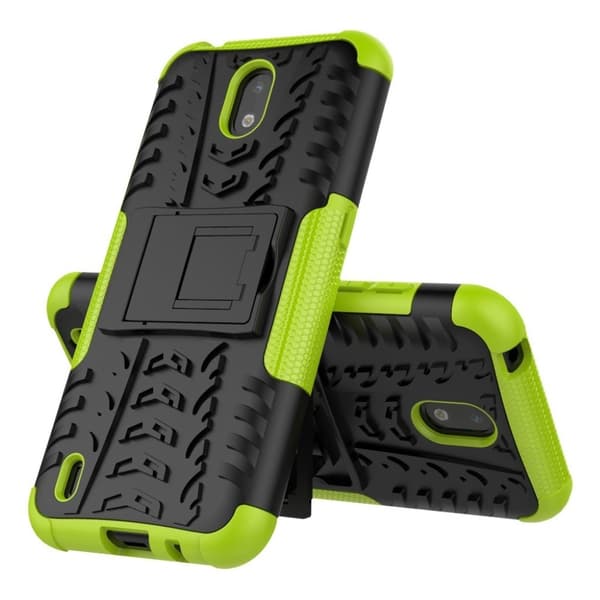 Offroad Etui Nokia 1.3 - Svart / Grønn Black