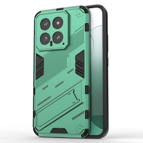 Støtsikkert hybriddeksel med et moderne preg for Xiaomi 14 - Grønn Green