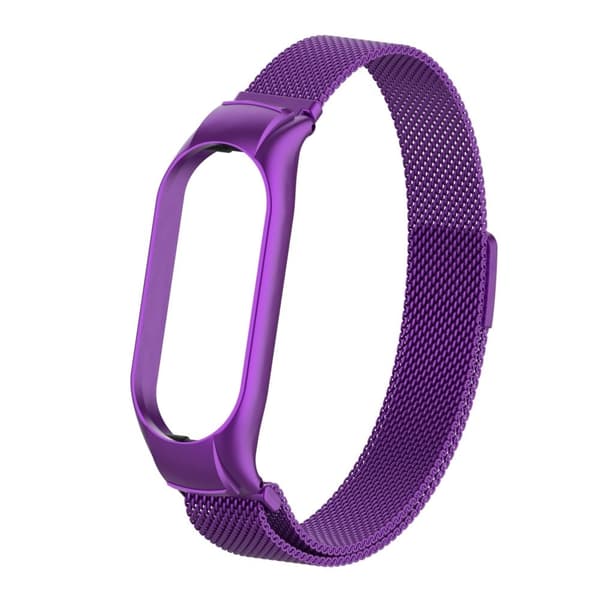 Xiaomi Mi Band 7 milanesisk urrem - Lysende Lilla Purple